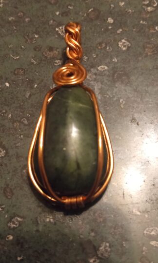 BC Jade set in copper