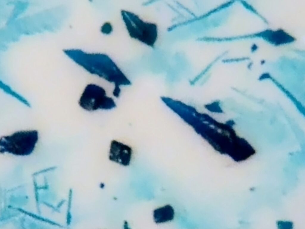 copper acetate crystal seeds