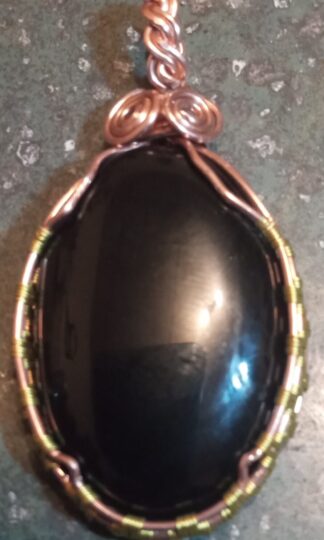 Onyx in Copper Weave